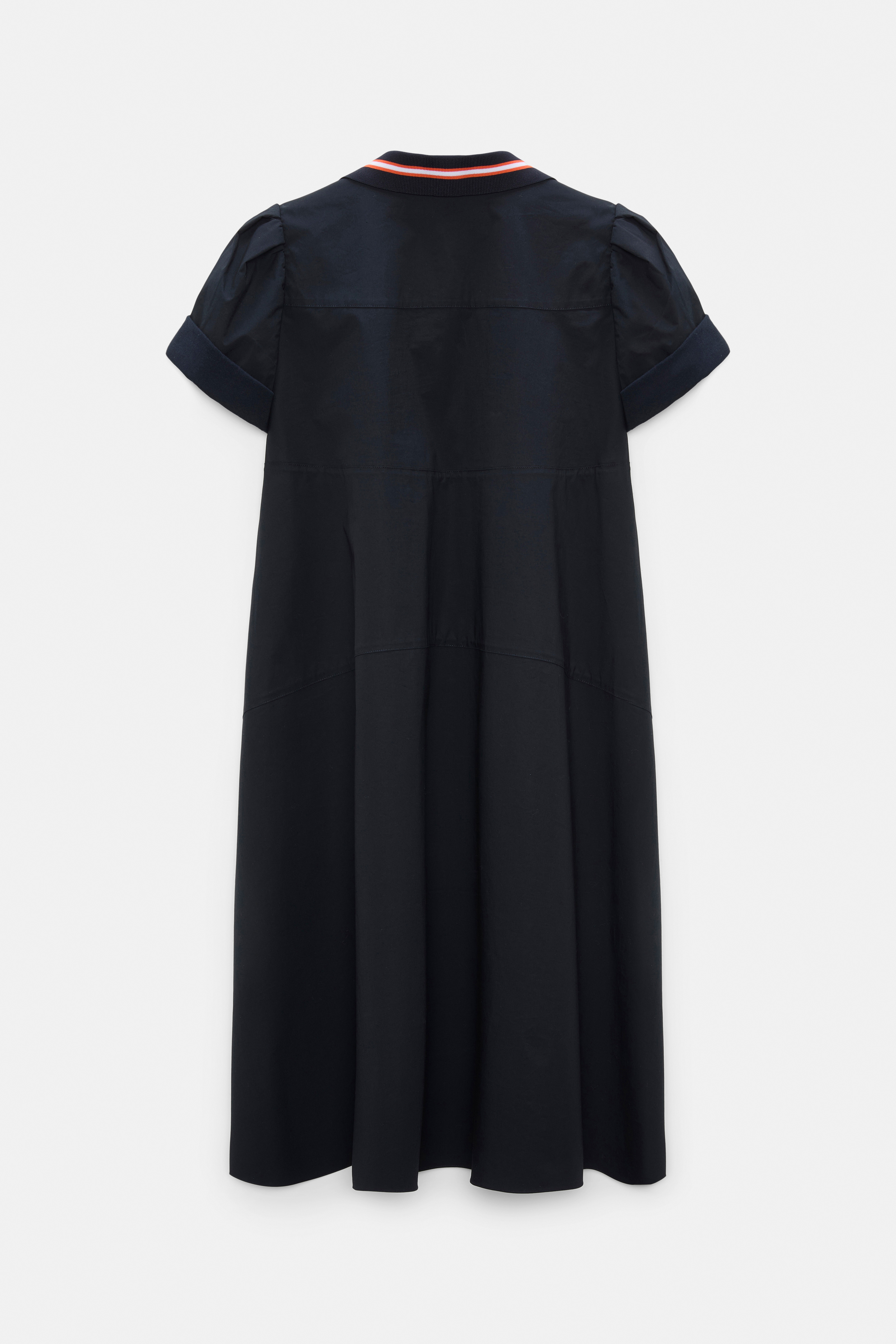 Dorothee Schumacher Polo mini-dress in cotton poplin dark navy